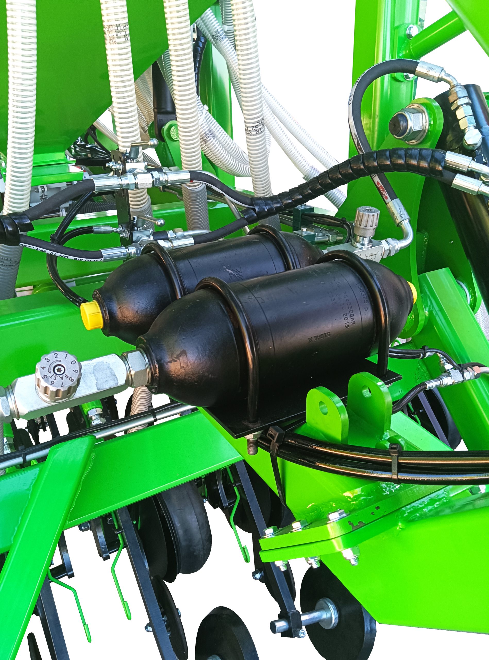 Hydropneumatic cushioning