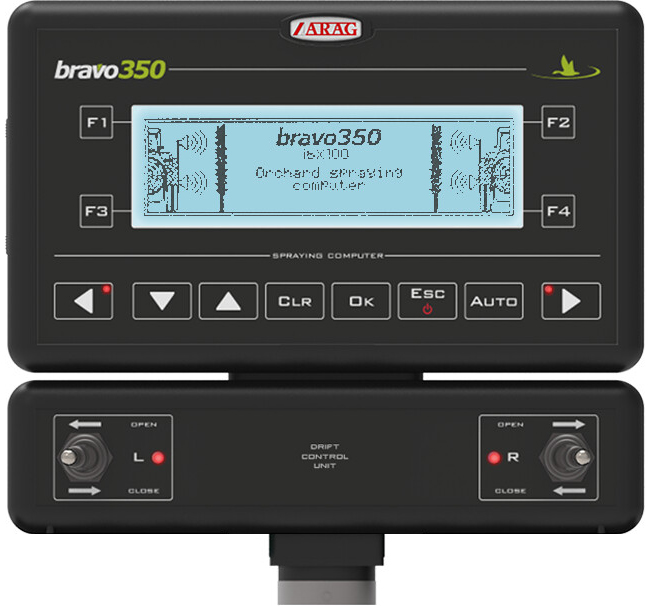 Ordinateur Bravo 350 à 2 voies avec débitmètre Orion (comprend un capteur de vitesse GPS)