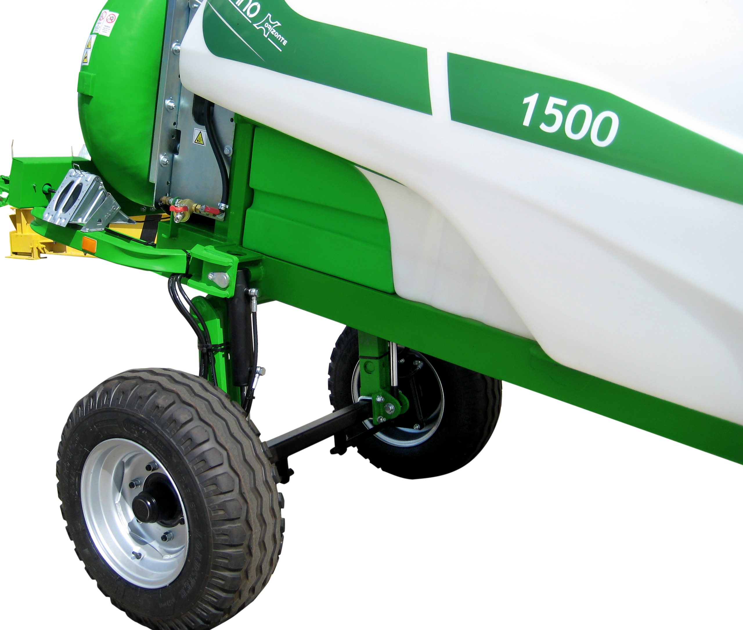 Conjunto elevación hidráulica del eje