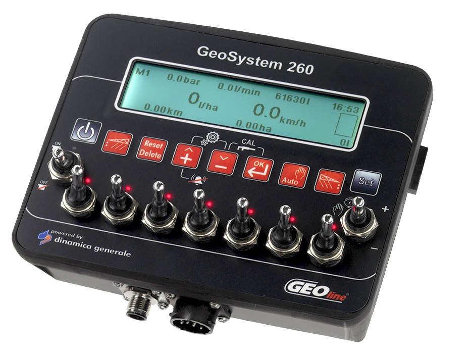 Ordinateur atomiseur Geosystem 260 (avec capteur de vitesse GPS)*.