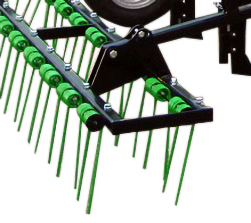 Double spring rake