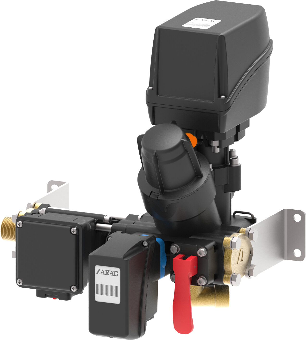 Commande électrique à 2 voies avec débitmètres volumétriques